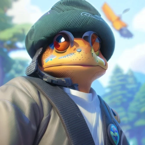 caique,toco toucan,military raptor,glider pilot,piranha,orange beak,tangelo,perico,scout,aviator,falco peregrinus,pubg mascot,aligator,frog background,duck,beaks,pororo the little penguin,bluegill,the sandpiper general,the duck,Common,Common,Cartoon