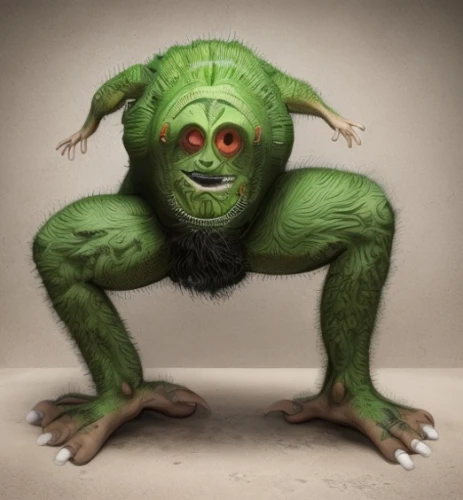 goblin,frog man,fgoblin,man frog,grinch,orc,woman frog,ogre,cgi,green goblin,aaa,yoda,yoga guy,male poses for drawing,fenek,minion hulk,shrub frog,tree man,kermit,true frog,Common,Common,Natural