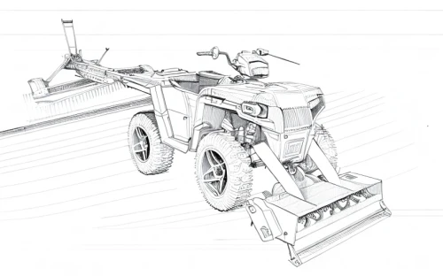 illustration of a car,counterbalanced truck,radial arm saw,agricultural machinery,caterham 7,automotive carrying rack,truck crane,miter saw,truck bed part,crawler chain,automotive luggage rack,truck engine,automotive design,engine truck,construction machine,land vehicle,brake mechanism,compact sport utility vehicle,pallet jack,suspension part,Design Sketch,Design Sketch,Fine Line Art