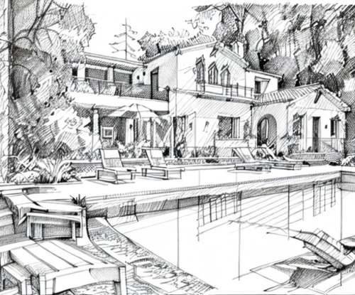 house drawing,landscape design sydney,garden elevation,houses clipart,concept art,garden design sydney,mansion,hand-drawn illustration,landscape designers sydney,pencils,residential house,landscape plan,villa balbianello,architect plan,north american fraternity and sorority housing,private house,layout,pool house,line drawing,palace of knossos,Design Sketch,Design Sketch,Pencil Line Art