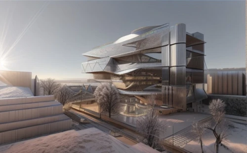 cubic house,cube stilt houses,futuristic architecture,sky apartment,solar cell base,sky space concept,snowhotel,modern architecture,ski facility,3d rendering,glass facade,cube house,penthouse apartment,residential tower,eco hotel,ski resort,dunes house,archidaily,futuristic art museum,ski station