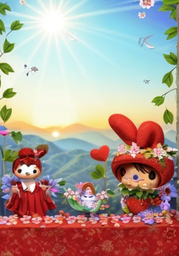 acerola family,toadstools,children's background,mulberry family,valentine bears,valentine background,poppy family,valentines day background,buffaloberries,birthday banner background,flower background,spring festival,strawberry jam,spring background,amaranth family,little red riding hood,spring greeting,mushroom landscape,fairy forest,knitted christmas background