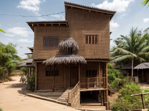 stilt house,stilt houses,siem reap,cambodia,traditional house,cube stilt houses,traditional building,hanging houses,timber house,mud village,straw roofing,wooden house,woman house,laos,asian architecture,rumah gadang,myanmar,kampot,model house,benin,Architecture,General,African Tradition,Floating Homes