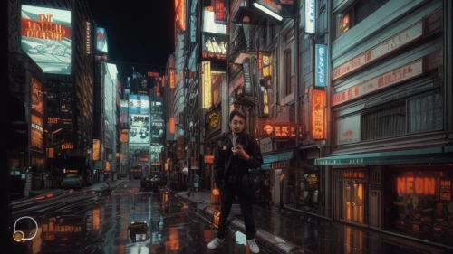 tokyo,shinjuku,tokyo city,shibuya,osaka,tokyo ¡¡,kyoto,ginza,world digital painting,photomanipulation,asakusa,taipei,cyberpunk,harajuku,pedestrian,japan,shanghai,walking in the rain,colorful city,city ​​portrait,Common,Common,Film