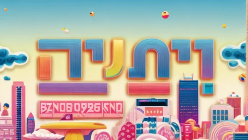 tel aviv,hanukah,cd cover,colorful city,hebrew,pesach,party banner,hinnom,magen david,siddur,chanukah,city trans,pink city,cover,bánh ướt,logo header,hannukah,book cover,fantasy city,torah,Calligraphy,Illustration,Cartoon Illustration