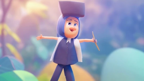 3d stickman,cinema 4d,character animation,conductor,3d render,animated cartoon,3d rendered,animation,b3d,pinocchio,forest man,bob hat,3d model,clay animation,carton man,animator,animated,blender,woodsman,farmer in the woods,Common,Common,Cartoon