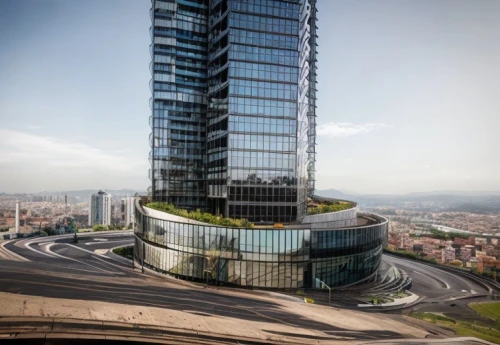 costanera center,hotel barcelona city and coast,hotel w barcelona,renaissance tower,milano,skyscapers,messeturm,milan,residential tower,the skyscraper,bucuresti,glass facade,katowice,olympia tower,torre,glass building,skyscraper,sevilla tower,barcelona,balcon de europa,Architecture,General,Masterpiece,Catalan Minimalism