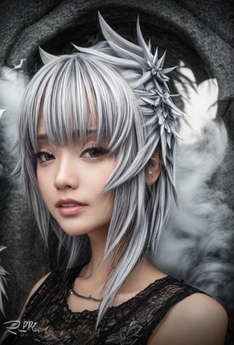 silvery,silver,white rose snow queen,gray animal,silver wedding,silver rain,nebelung,fantasy portrait,gray kitty,gray color,gray cat,fairy tale character,gothic portrait,silver fox,artificial hair integrations,fantasy art,silvery blue,eastern grey,antasy,fantasy picture