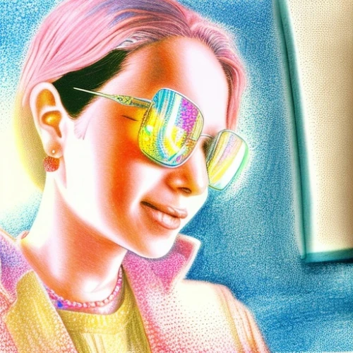 color pencil,colored pencil background,colored pencil,80s,colored pencils,color glasses,color pencils,crayon colored pencil,coloured pencils,sunglasses,girl-in-pop-art,pink glasses,uv,color halftone effect,pop art effect,effect pop art,rainbow pencil background,retro woman,pop art colors,colour pencils,Game&Anime,Doodle,Children's Color Manga