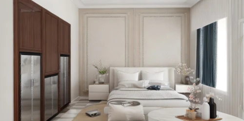 room divider,bedroom,armoire,modern room,guest room,hallway space,walk-in closet,home interior,danish room,interiors,interior decor,interior decoration,white room,hinged doors,contemporary decor,wooden shutters,chiffonier,neutral color,sleeping room,window treatment