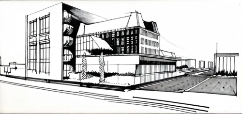 brutalist architecture,office buildings,kirrarchitecture,multistoreyed,office building,arq,cubic house,archidaily,buildings,high-rise building,architect plan,building,arhitecture,glass building,orthographic,autostadt wolfsburg,multi storey car park,modern building,city buildings,modern architecture,Design Sketch,Design Sketch,Hand-drawn Line Art