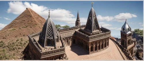 hogwarts,basil's cathedral,gothic architecture,hohenzollern castle,gothic church,church towers,medieval architecture,turrets,nidaros cathedral,roof domes,hohenzollern,mont saint michel,minarets,mont st michel,churches,marienburg,steeple,saint basil's cathedral,cathedral,russian pyramid,Architecture,General,Classic,Burgundian Gothic