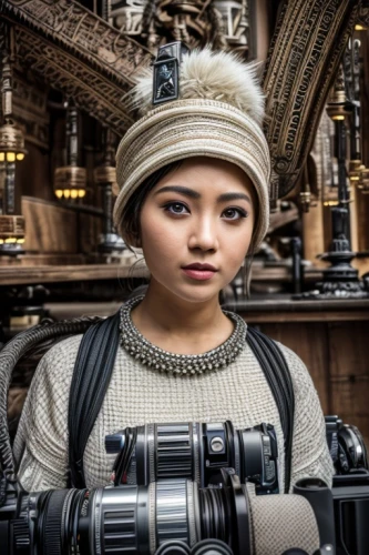 girl in a historic way,japanese woman,vintage asian,asian woman,a girl with a camera,portrait photographers,asian costume,asian conical hat,asian girl,vietnamese woman,nikon,cinematographer,oriental girl,harajuku,mandu,bukchon,korean culture,mamiya,girl wearing hat,canon 5d mark ii,Common,Common,Photography