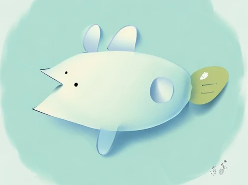 ocean sunfish,narwhal,little whale,dugong,bulbasaur,tea cup fella,fugu,balloon flower,small fish,surface lure,pot whale,soft robot,ice bear,spoon lure,whale cow,baby whale,blob,deco bunny,marshmallow,blowfish,Game&Anime,Doodle,Children's Animation
