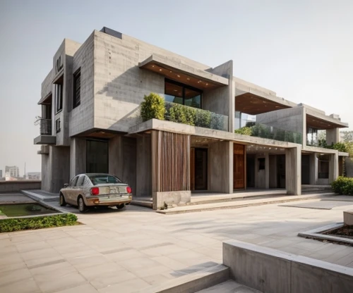 build by mirza golam pir,residential house,chandigarh,exposed concrete,modern house,modern architecture,cubic house,concrete construction,dunes house,residential,concrete blocks,concrete slabs,residential building,serwal,reinforced concrete,kitchen block,new delhi,modern building,two story house,eco-construction,Architecture,General,Modern,Natural Sustainability