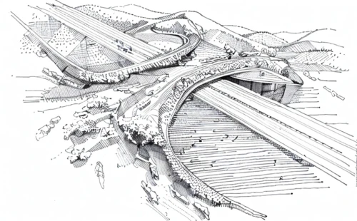 skeleton sections,slide tunnel,cross-section,sweeping viaduct,cross section,lane delimitation,kubny plan,street plan,cross sections,section,tied-arch bridge,eastern ramp,alluvial fan,canal tunnel,lötschberg tunnel,calatrava,roof structures,fluvial landforms of streams,segmental bridge,diagram