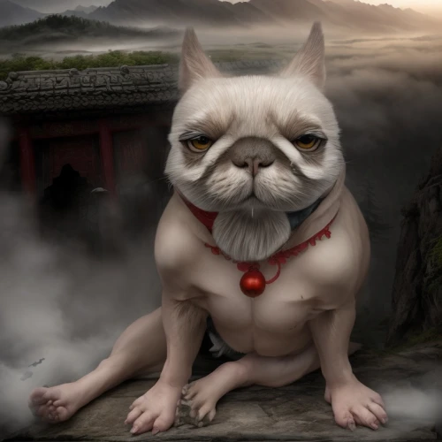 the french bulldog,siamese cat,cat warrior,french bulldog,breed cat,sphynx,chinese pastoral cat,chinese imperial dog,dog cat,pet,pug,napoleon cat,pet portrait,cheshire,siamese,the cat,pekingese,fantasy portrait,anthropomorphized animals,cat image,Game Scene Design,Game Scene Design,Chinese Martial Arts Fantasy