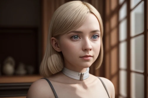 3d rendered,female doll,3d model,cgi,b3d,3d render,eleven,doll's house,elf,darjeeling,render,doll's facial features,poppy seed,character animation,ai,violet head elf,worried girl,wooden doll,3d modeling,blond girl,Common,Common,Photography