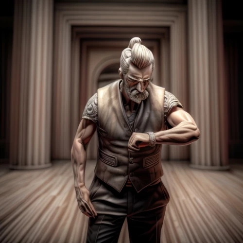 male character,3d man,elderly man,mercenary,3d figure,game character,grandfather,janitor,abraham,old man,king lear,digital compositing,game figure,concierge,merle black,angry man,gunsmith,wing chun,banker,tinsmith