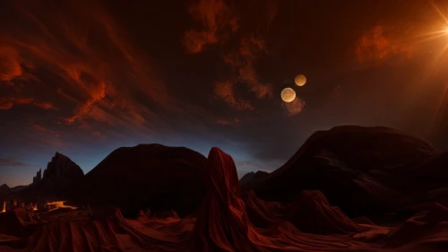 alien planet,red planet,fire planet,planet alien sky,exoplanet,planet mars,alien world,solar eruption,volcanic landscape,volcanic field,360 ° panorama,virtual landscape,brown dwarf,desert planet,terraforming,scorched earth,fantasy landscape,lava balls,red sun,vast,Common,Common,Fashion