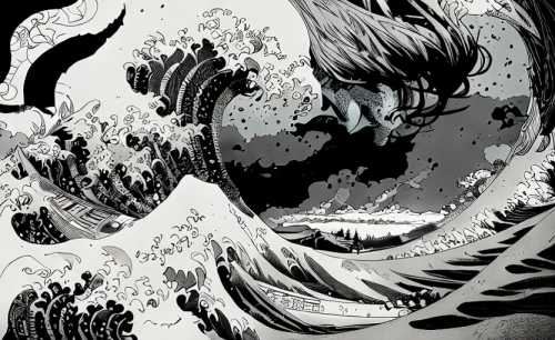 big wave,god of the sea,rogue wave,tsunami,sea god,sea monsters,japanese waves,big waves,japanese wave,poseidon,sea storm,the man in the water,garp fish,waves,poseidon god face,wave,storm surge,shorebreak,water waves,sea man,Art sketch,Art sketch,Comic