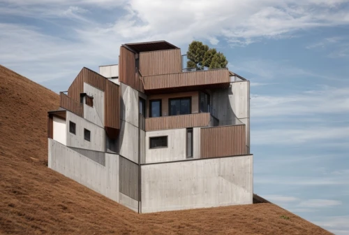 dunes house,cubic house,cube house,pigeon house,modern architecture,timber house,modern house,archidaily,concrete construction,syringe house,clay house,frame house,dog house,blockhouse,two story house,exposed concrete,habitat 67,corten steel,housetop,residential house,Architecture,General,Modern,Elemental Architecture