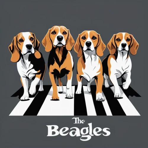 beagle,beaglier,hound dogs,beagle-harrier,beatles,the beatles,the animals,doggies,beagador,street dogs,eight legs,three dogs,the dog,dogs,the beaked,dog street,album cover,playing dogs,king charles spaniel,the bears,Unique,Design,Logo Design