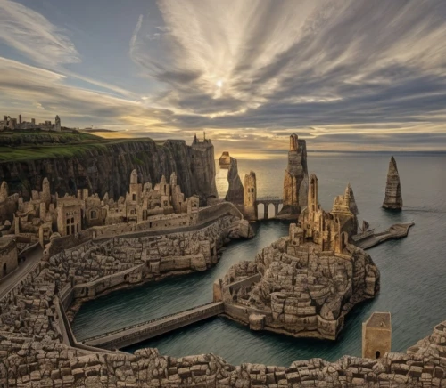whitby,stone towers,water castle,castles,hoodoos,the ancient world,ruined castle,orkney island,normandy,wonders of the world,tropea,world heritage,cliffs of etretat,unesco world heritage,ancient city,sand sculptures,island of rab,the ruins of the,etretat,atlantis