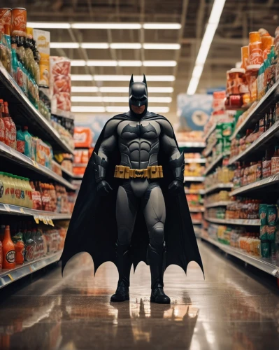 supermarket shelf,batman,supermarket,grocery shopping,grocery store,grocer,grocery,groceries,bat,super hero,super food,caped,superhero,shopping icon,lantern bat,shopping list,household supply,crime fighting,cleaning supplies,marketeer,Photography,General,Cinematic