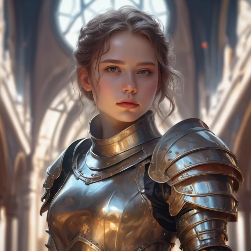 joan of arc,fantasy portrait,paladin,knight,knight armor,girl portrait,female warrior,golden crown,girl in a historic way,fantasy art,armour,mystical portrait of a girl,tudor,dwarf sundheim,cuirass,eufiliya,child portrait,mary-gold,armor,portrait of a girl,Conceptual Art,Fantasy,Fantasy 01