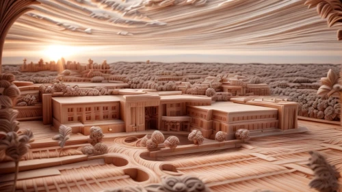 mandelbulb,3d fantasy,sand sculptures,sand castle,ancient city,virtual landscape,fractal environment,3d rendering,sand sculpture,sand art,3d background,marble palace,3d render,render,sandcastle,fractals art,sand waves,3d rendered,hoodoos,fractalius