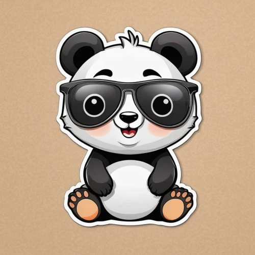 kawaii panda emoji,panda bear,chinese panda,little panda,panda,kawaii panda,pandabear,spectacled bear,hanging panda,panda face,mustelid,indri,lun,oliang,baby panda,lab mouse icon,pandas,clipart sticker,giant panda,cute cartoon character,Unique,Design,Sticker