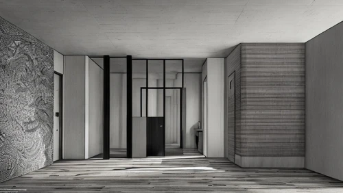 hallway space,exposed concrete,archidaily,cubic house,walk-in closet,hallway,room divider,japanese architecture,interior modern design,sliding door,the threshold of the house,concrete ceiling,an apartment,contemporary,contemporary decor,modern minimalist bathroom,dunes house,house entrance,concrete construction,glass facade,Art sketch,Art sketch,Concept