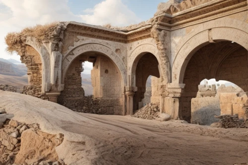 triumphal arch,jerash,ephesus,constantine arch,caravanserai,umayyad palace,ancient roman architecture,celsus library,the ruins of the palace,ancient buildings,chmarossky viaduct,jordan tours,classical antiquity,qasr amra,ancient city,arco,arches,el jem,the ruins of the,marble palace