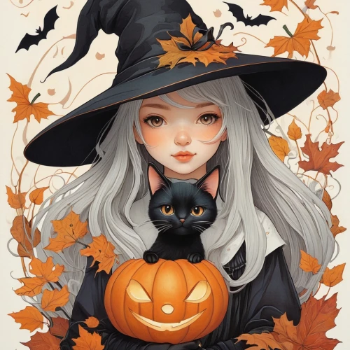 halloween illustration,halloween witch,witch,halloween black cat,autumn icon,pumpkin autumn,halloween wallpaper,halloween vector character,witches,witch hat,halloween poster,autumn theme,witch's hat icon,witch's hat,halloween background,celebration of witches,halloween cat,pumpkin,halloween scene,witch broom,Illustration,Japanese style,Japanese Style 15