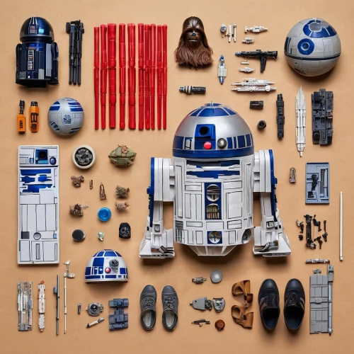 r2d2,r2-d2,droid,bb8-droid,droids,wooden toys,bb8,vintage toys,building sets,christmas toys,model kit,bb-8,from lego pieces,collectible action figures,children's toys,starwars,children toys,disassembled,lego building blocks,tin toys,Unique,Design,Knolling