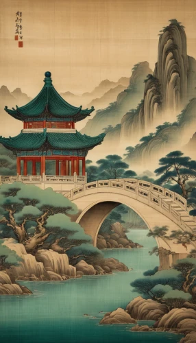 oriental painting,cool woodblock images,chinese art,japanese art,woodblock prints,the golden pavilion,chinese architecture,asian architecture,yangqin,chinese background,forbidden palace,khokhloma painting,chinese screen,dragon bridge,yunnan,yi sun sin,luo han guo,golden pavilion,hall of supreme harmony,river landscape