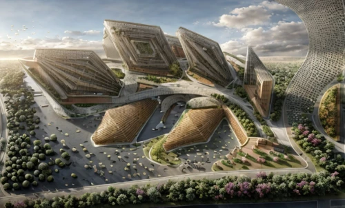 futuristic architecture,cube stilt houses,eco-construction,eco hotel,solar cell base,futuristic landscape,3d rendering,urban development,sky space concept,urban design,permaculture,building valley,smart city,asian architecture,wine-growing area,ecological sustainable development,archidaily,autostadt wolfsburg,chinese architecture,barangaroo