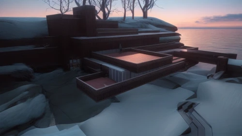 inverted cottage,winter house,cube stilt houses,dunes house,floating huts,houseboat,cubic house,house by the water,myst,sunken church,virtual landscape,snowhotel,salt bar,shipwreck,blackhouse,dusk,the cabin in the mountains,cube house,floating island,abandoned boat,Common,Common,Film