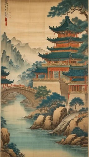 cool woodblock images,oriental painting,chinese art,woodblock prints,japanese art,yangqin,chinese architecture,xi'an,forbidden palace,chinese screen,the golden pavilion,kimono fabric,asian architecture,yunnan,luo han guo,yi sun sin,summer palace,hwachae,hall of supreme harmony,tong sui
