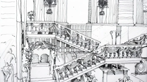 staircase,outside staircase,spanish steps,stairway,bernini's colonnade,stair,terraced,stairs,girl on the stairs,watercolor paris balcony,balconies,circular staircase,stairwell,balcony,gordon's steps,steps,winding staircase,stone stairway,railings,palazzo barberini,Design Sketch,Design Sketch,Hand-drawn Line Art