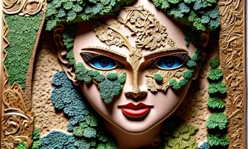 venetian mask,decorative art,art deco ornament,decorative figure,paper art,art deco wreaths,the carnival of venice,art deco woman,decorative frame,wood carving,masquerade,art deco frame,green wreath,body painting,masque,decorative element,brazil carnival,indian art,bodypainting,quince decorative