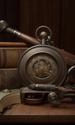 ornate pocket watch,watchmaker,pocket watch,steampunk gears,clockmaker,treasure chest,pocket watches,attache case,grandfather clock,gavel,mechanical watch,music chest,bearing compass,antique background,longcase clock,old suitcase,music box,chronometer,leather suitcase,wooden box,Game Scene Design,Game Scene Design,Mechanical Fantasy