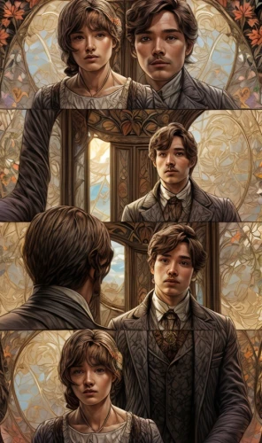 loss,art nouveau frames,the mirror,bran,morgan +4,mirror image,art nouveau frame,looking glass,custom portrait,mod ornaments,the victorian era,sherlock holmes,magic mirror,mirrors,throughout the game of love,antique background,image montage,mirror frame,quatrefoil,portrait background