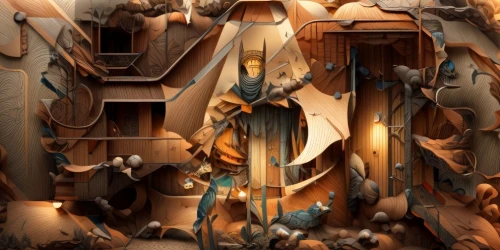 mining facility,metallurgy,art deco background,sci fiction illustration,cg artwork,hall of the fallen,portal,cardboard background,furnace,background image,mountain settlement,game illustration,art background,clockmaker,apothecary,dungeon,mining excavator,excavation,backgrounds,guards of the canyon
