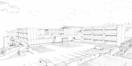 school design,kansai university,archidaily,japanese architecture,house drawing,multistoreyed,kirrarchitecture,line drawing,hanok,kanazawa,dormitory,arq,ryokan,technical drawing,timber house,residential house,architect plan,shenzhen vocational college,tsukemono,wooden houses,Design Sketch,Design Sketch,Hand-drawn Line Art