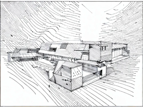 escher,habitat 67,house drawing,peter-pavel's fortress,military fort,kirrarchitecture,architect plan,reinforced concrete,isometric,blockhouse,archidaily,bunker,multi-story structure,orthographic,sheet drawing,seismograph,nonbuilding structure,school design,brutalist architecture,menger