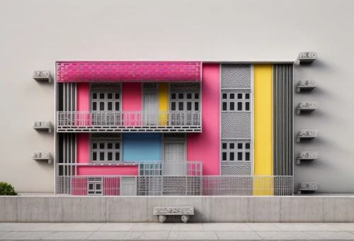 colorful facade,lego pastel,apartment building,apartment block,dolls houses,cubic house,apartment house,facade painting,an apartment,cube house,doll house,athens art school,apartments,cube stilt houses,syringe house,apartment blocks,house painting,urban design,model house,printing house,Architecture,General,Modern,Mexican Modernism