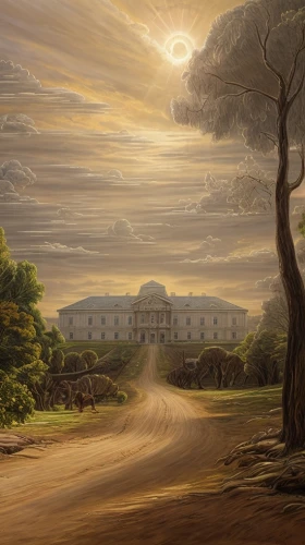 robert duncanson,croome,villa cortine palace,stately home,schönbrunn castle,sanssouci,villa farnesina,neoclassical,highclere castle,panoramic landscape,home landscape,landscape background,villa borghese,dandelion hall,drottningholm,aventine hill,the old course,constantia,country estate,kew gardens,Common,Common,Photography