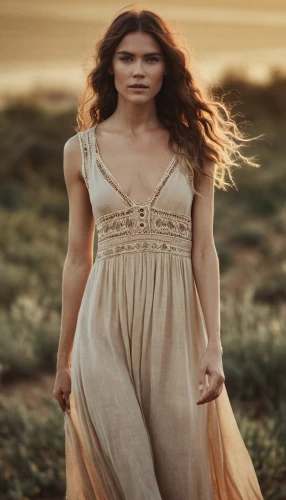 girl in a long dress,celtic woman,girl on the dune,long dress,woman of straw,nightgown,desert flower,torn dress,girl in a long dress from the back,boho,vintage woman,desert rose,mary-gold,celtic queen,evening dress,sepia,woman walking,gypsy soul,the girl in nightie,country dress,Photography,General,Cinematic